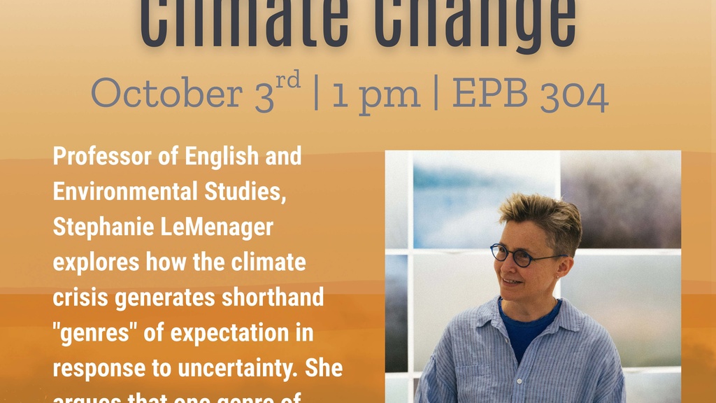 War as a Genre of Climate Change promotional image